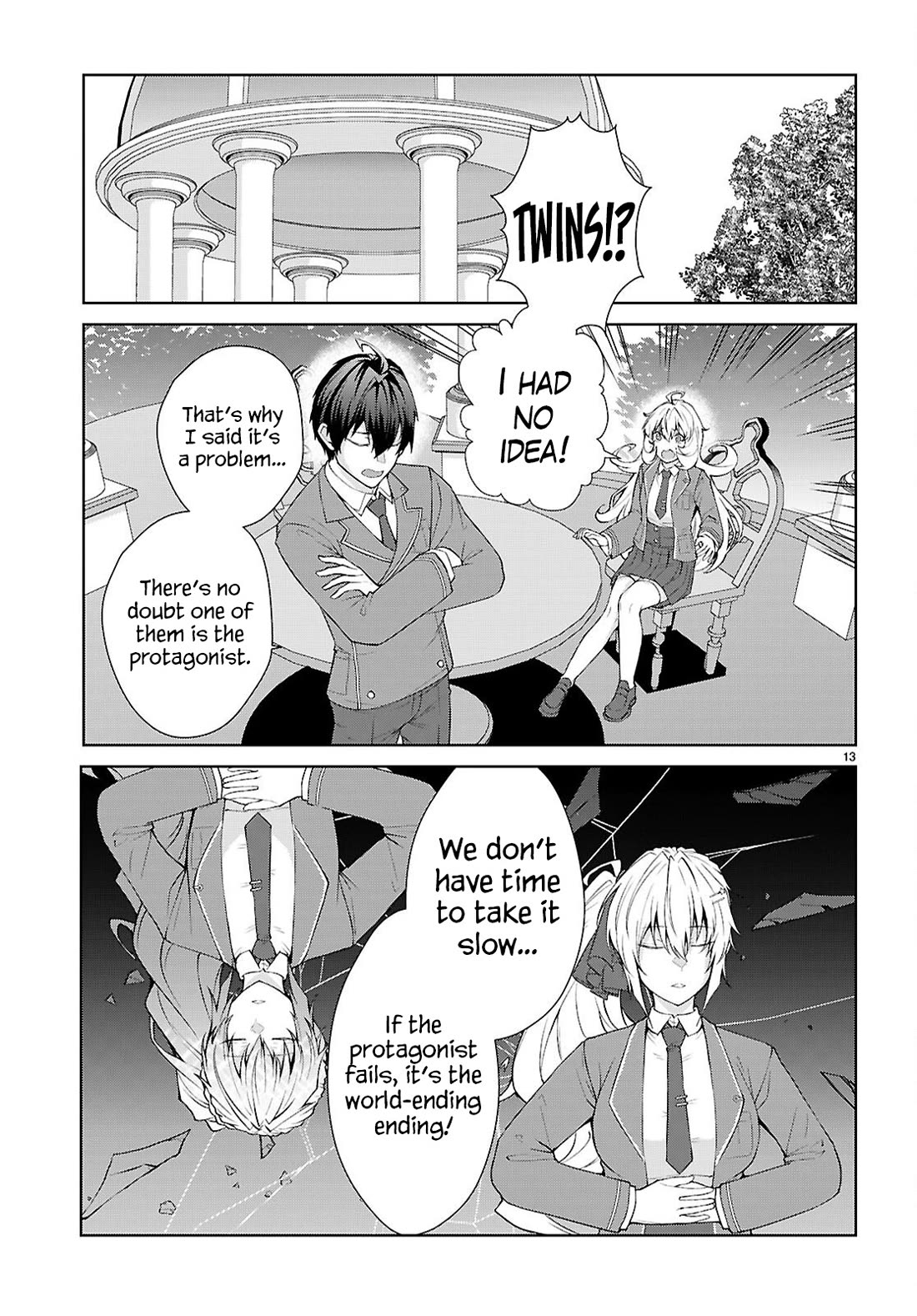 Otome Game Sekai wa Mob ni Kibishii Sekai Desu chapter 70 page 14