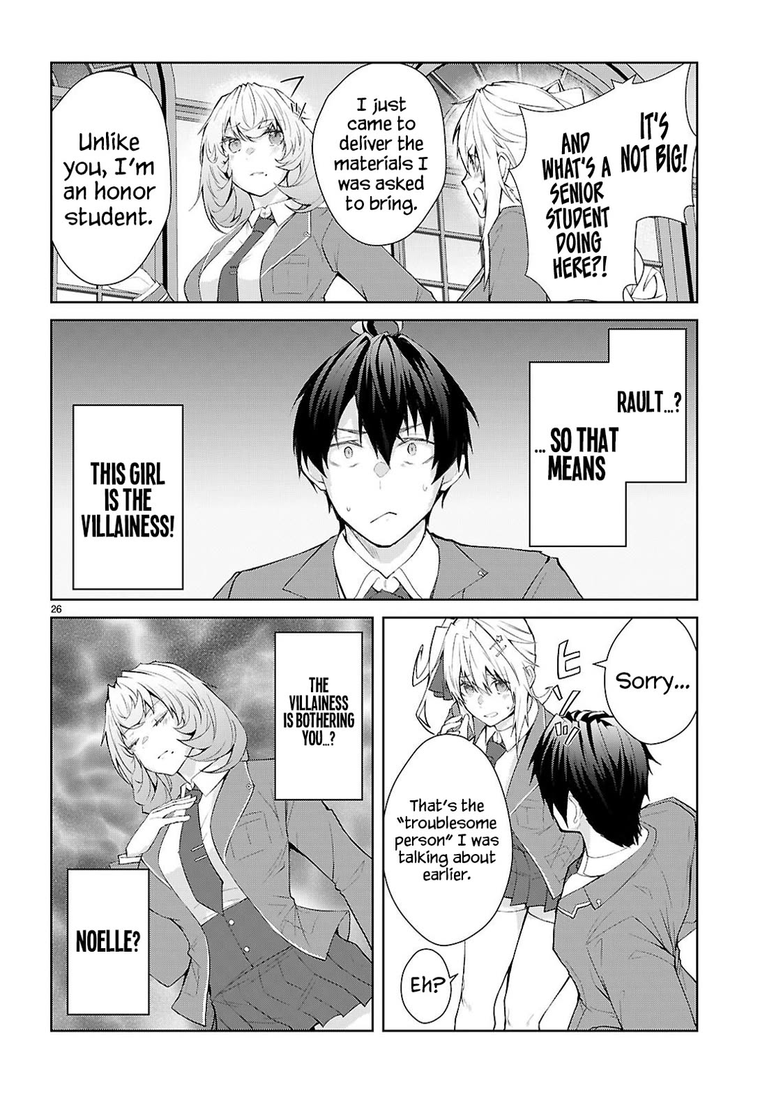Otome Game Sekai wa Mob ni Kibishii Sekai Desu chapter 70 page 27