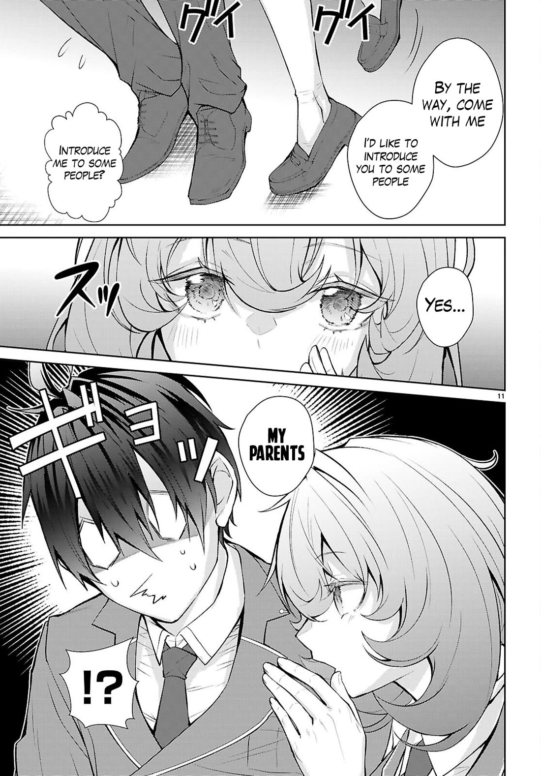 Otome Game Sekai wa Mob ni Kibishii Sekai Desu chapter 72 page 11