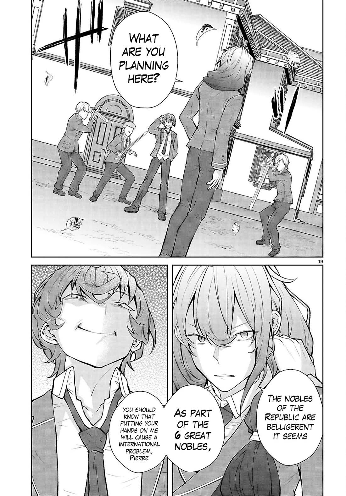 Otome Game Sekai wa Mob ni Kibishii Sekai Desu chapter 72 page 19