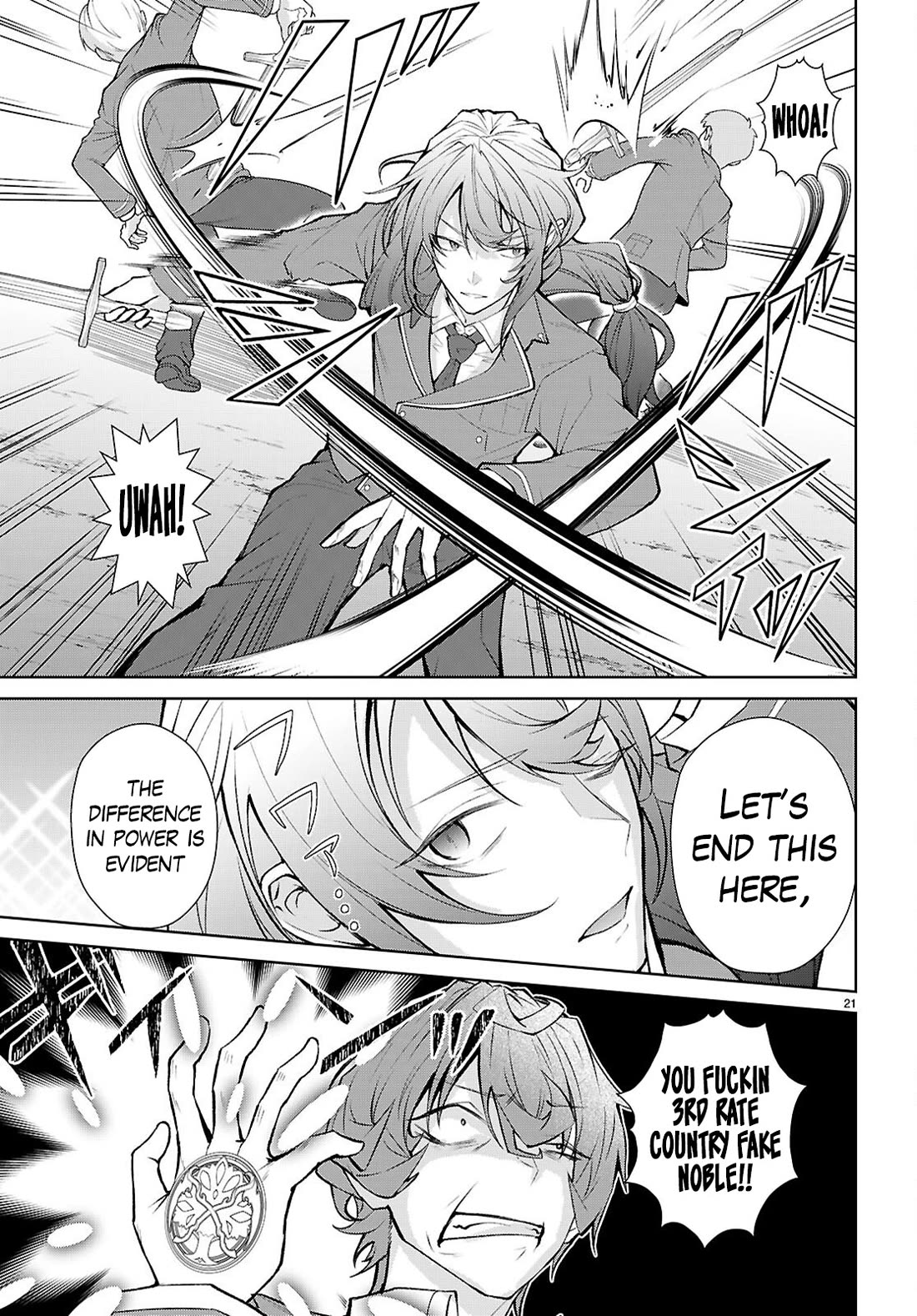 Otome Game Sekai wa Mob ni Kibishii Sekai Desu chapter 72 page 21