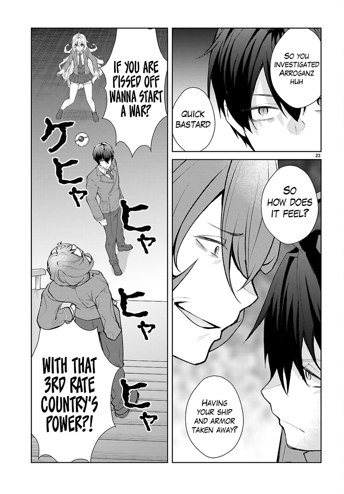 Otome Game Sekai wa Mob ni Kibishii Sekai Desu chapter 73 page 23