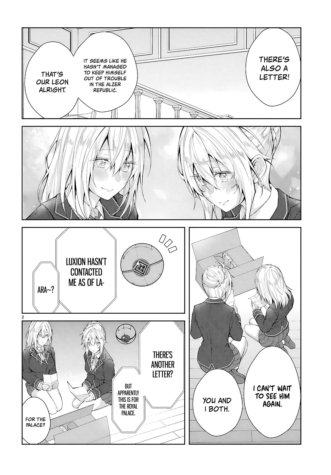 Otome Game Sekai wa Mob ni Kibishii Sekai Desu chapter 74 page 2