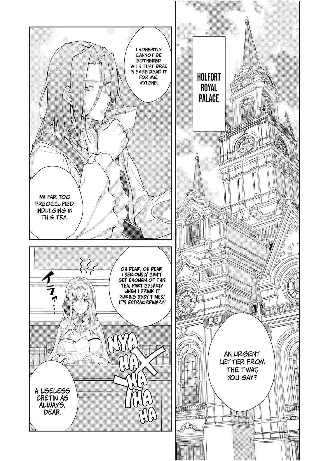 Otome Game Sekai wa Mob ni Kibishii Sekai Desu chapter 74 page 3