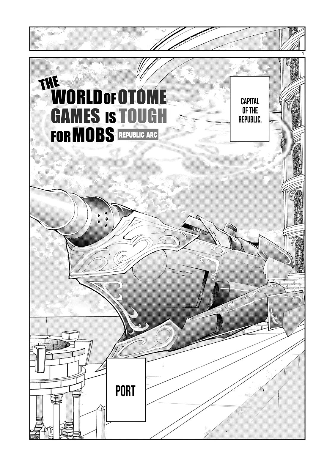 Otome Game Sekai wa Mob ni Kibishii Sekai Desu chapter 76 page 1