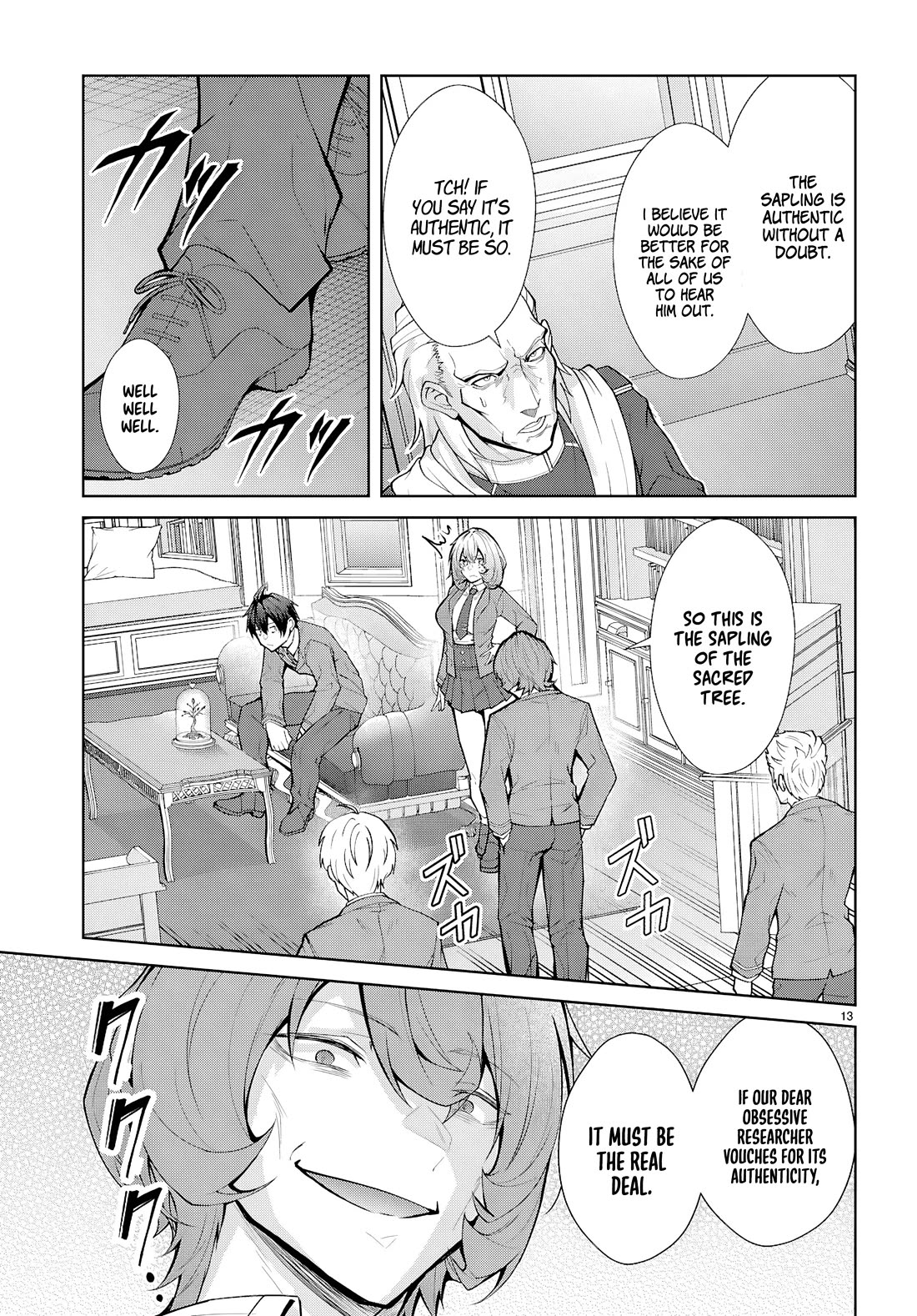 Otome Game Sekai wa Mob ni Kibishii Sekai Desu chapter 76 page 13