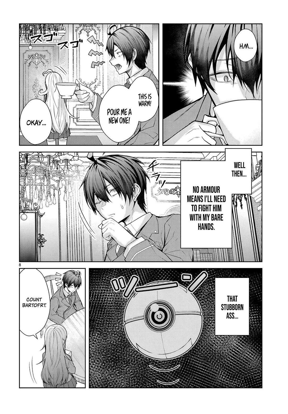 Otome Game Sekai wa Mob ni Kibishii Sekai Desu chapter 77 page 8