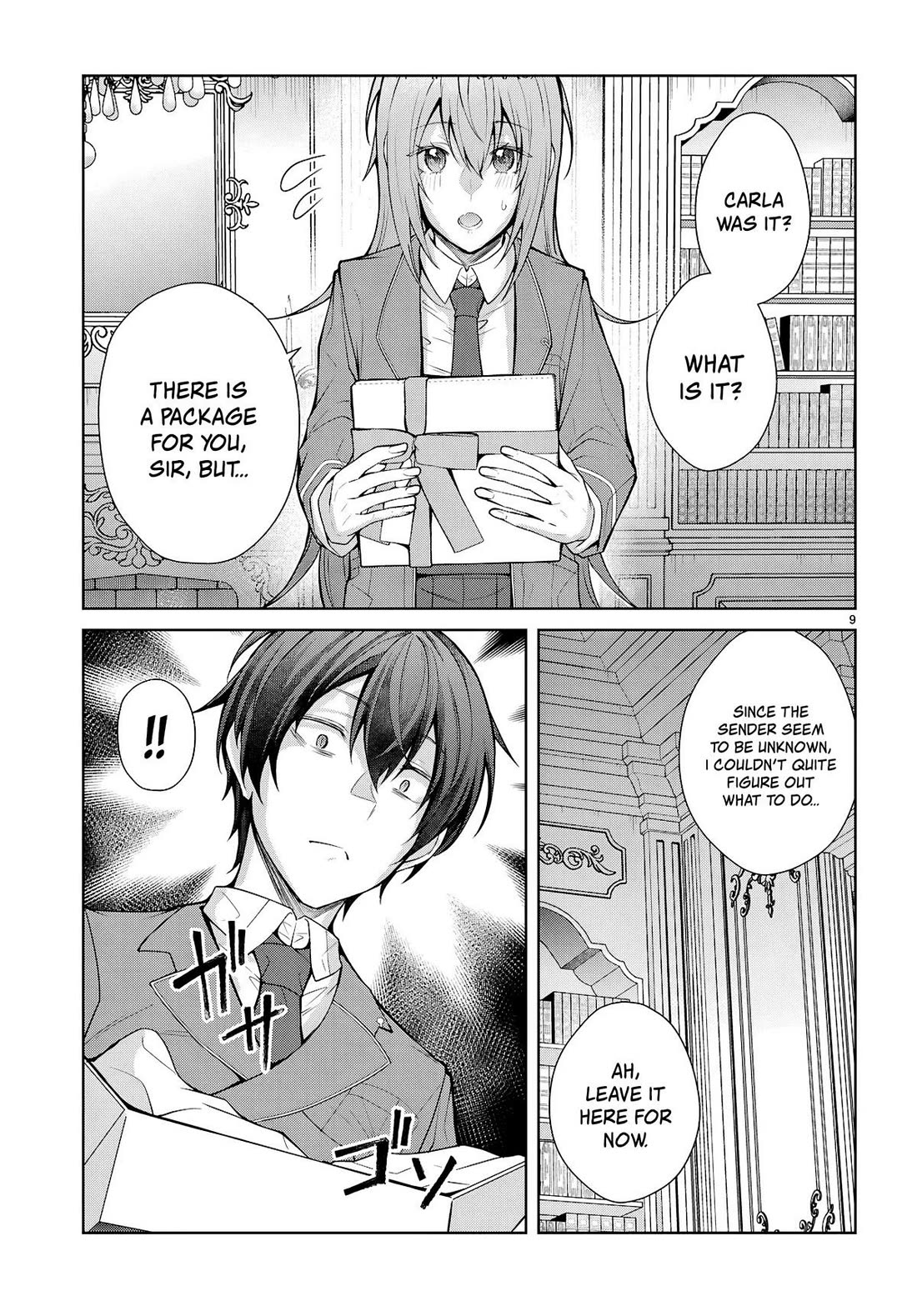 Otome Game Sekai wa Mob ni Kibishii Sekai Desu chapter 77 page 9