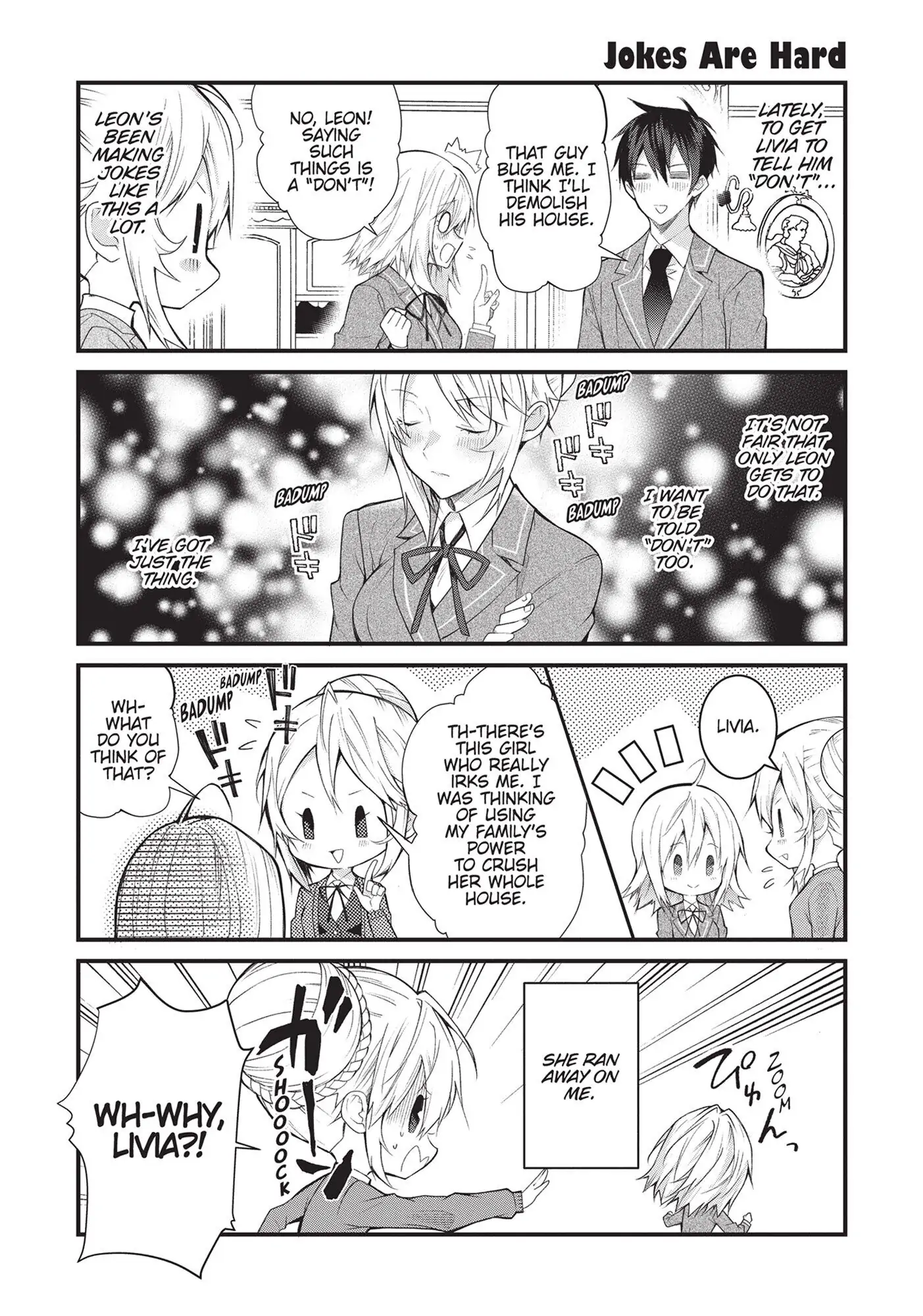 Otomege Sekai wa Mob ni Kibishii Sekai desu chapter 21.5 page 3