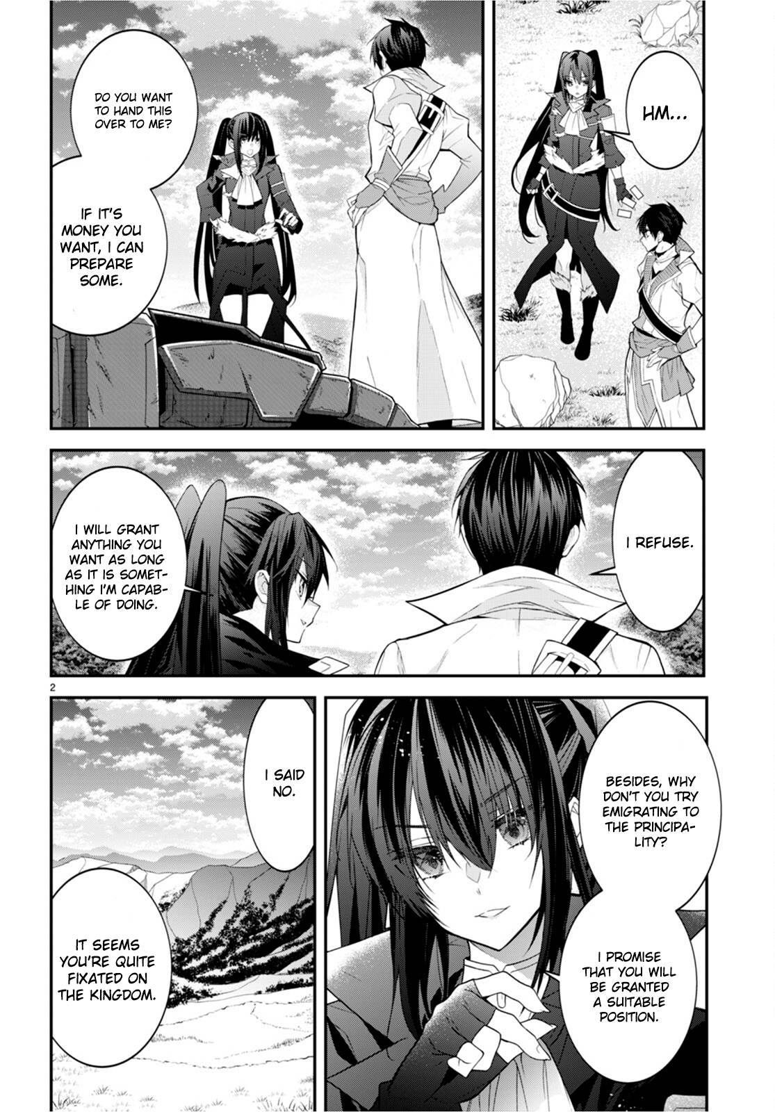 Otomege Sekai wa Mob ni Kibishii Sekai desu chapter 44 page 2