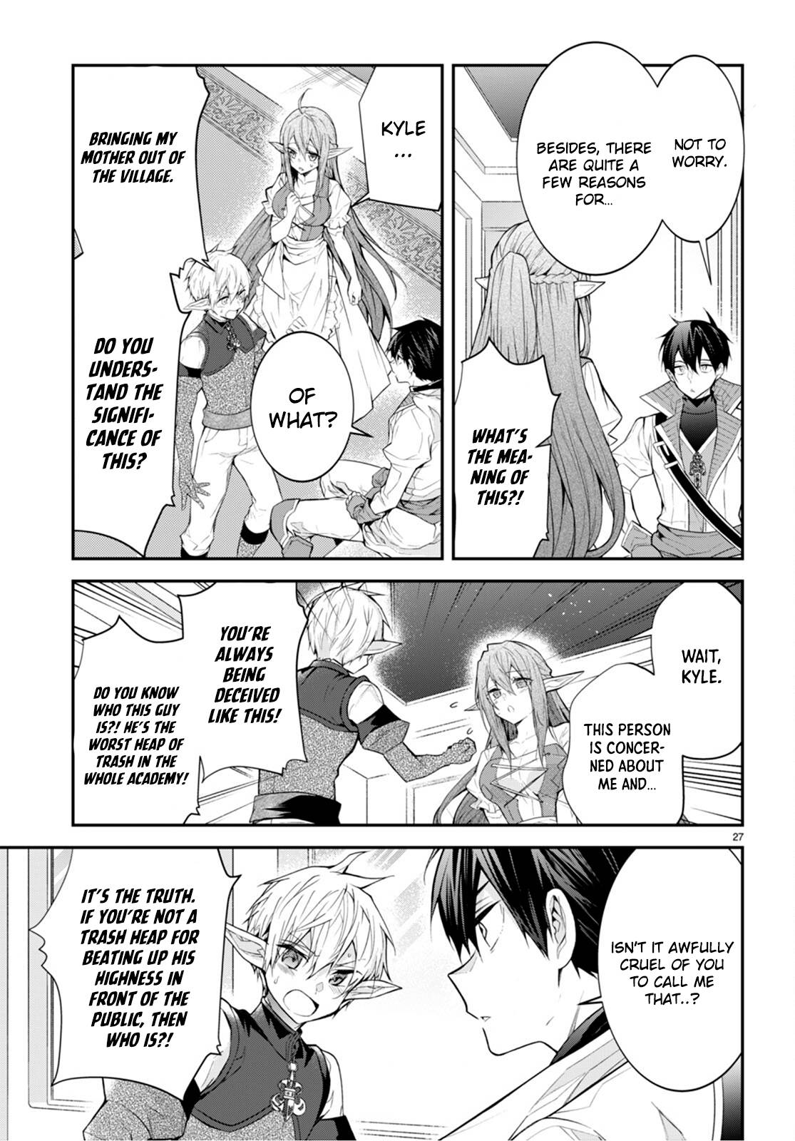 Otomege Sekai wa Mob ni Kibishii Sekai desu chapter 44 page 27