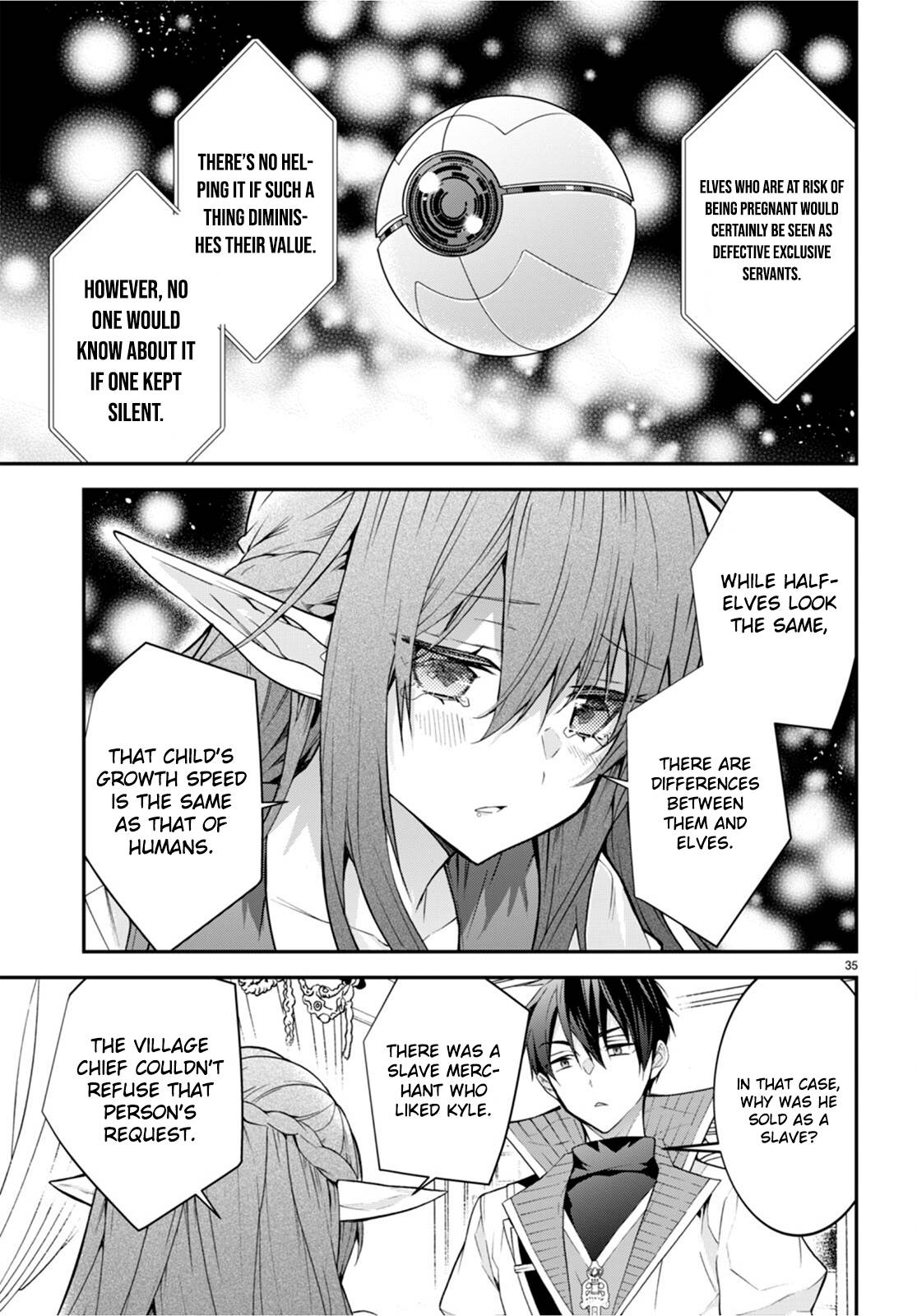 Otomege Sekai wa Mob ni Kibishii Sekai desu chapter 44 page 35