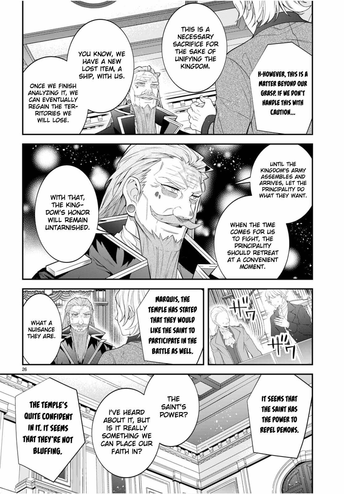 Otomege Sekai wa Mob ni Kibishii Sekai desu chapter 48 page 26