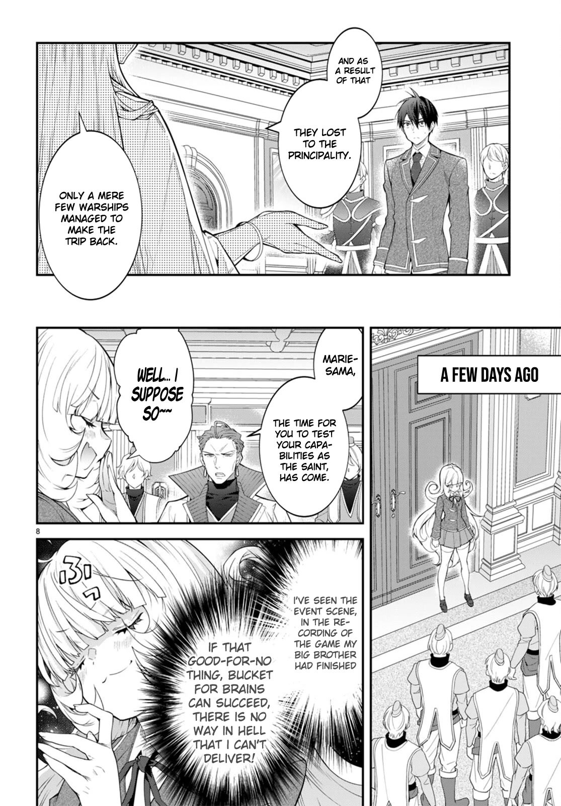 Otomege Sekai wa Mob ni Kibishii Sekai desu chapter 49 page 9