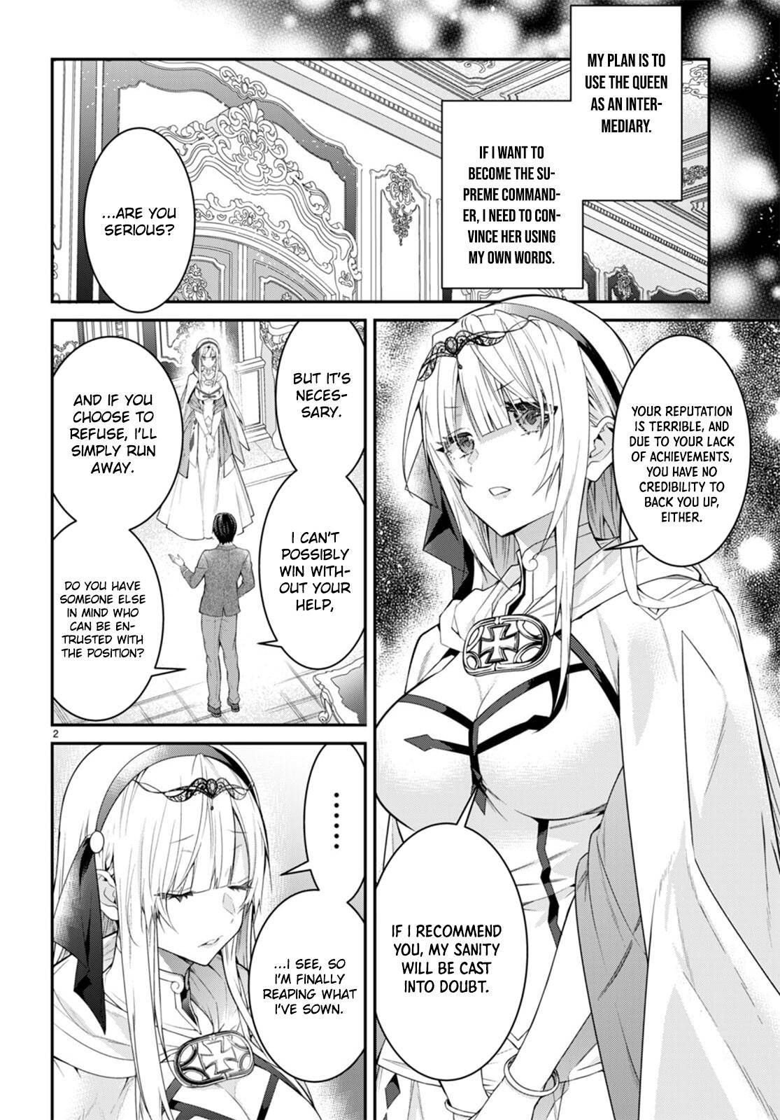 Otomege Sekai wa Mob ni Kibishii Sekai desu chapter 50 page 2