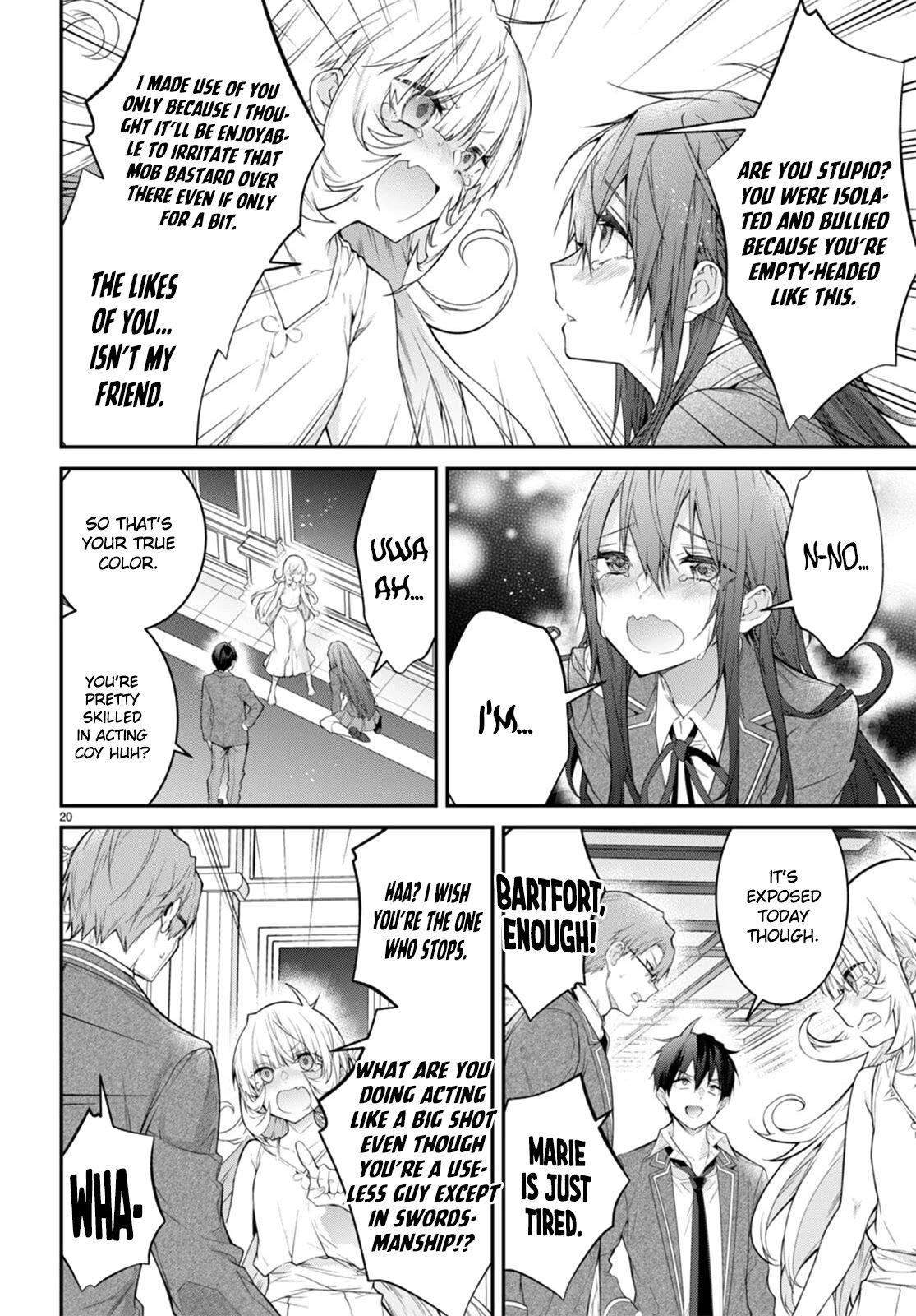 Otomege Sekai wa Mob ni Kibishii Sekai desu chapter 51 page 20