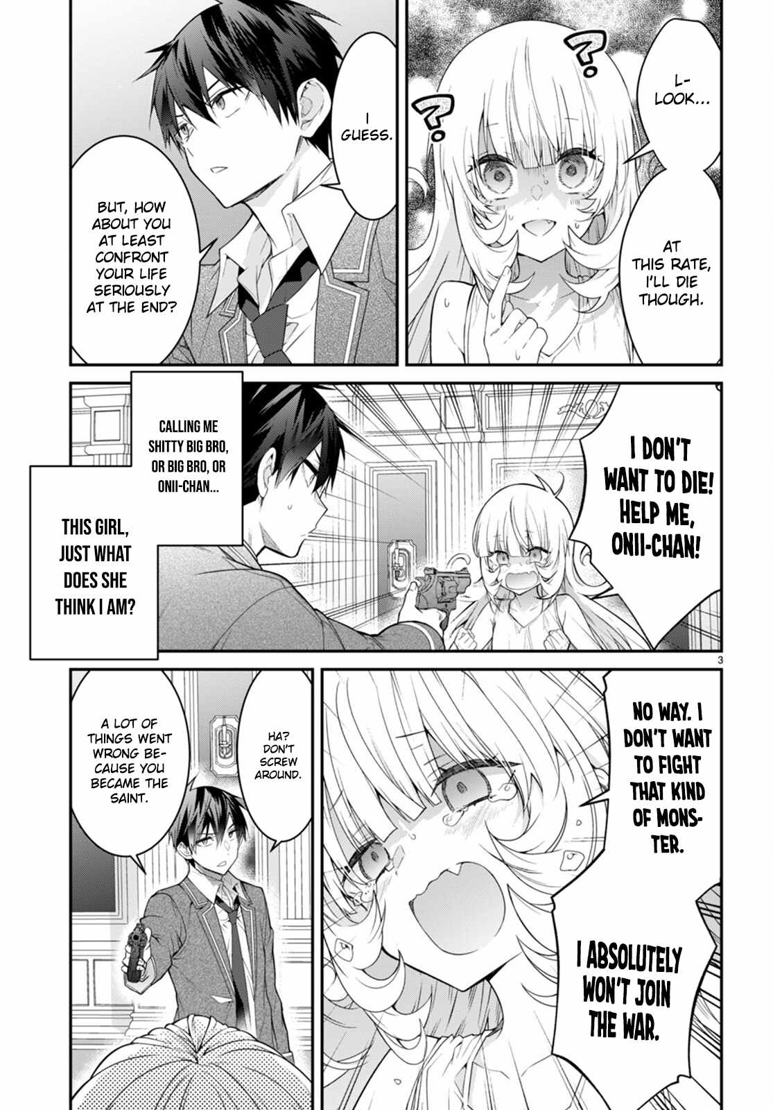 Otomege Sekai wa Mob ni Kibishii Sekai desu chapter 52 page 3