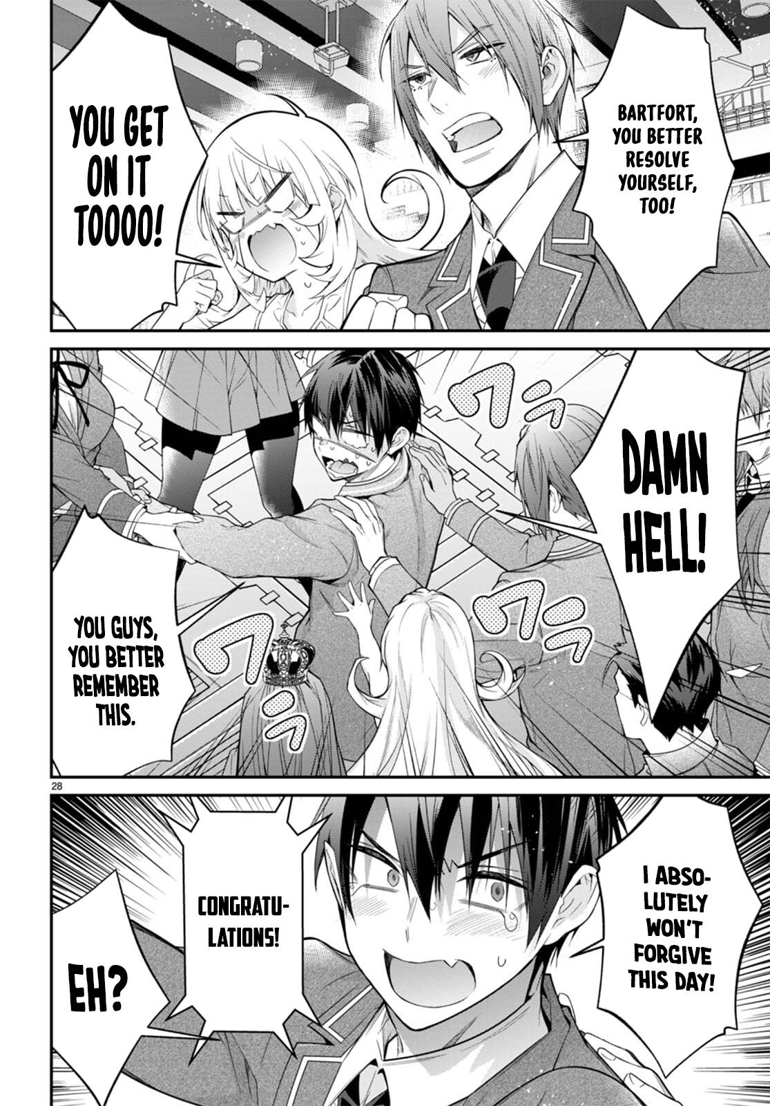 Otomege Sekai wa Mob ni Kibishii Sekai desu chapter 54 page 28