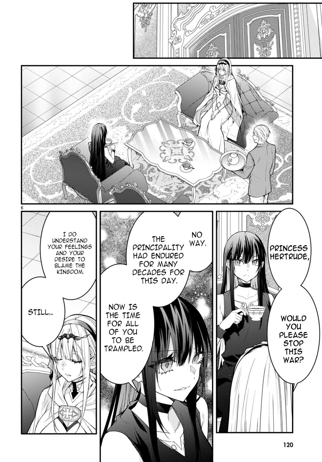 Otomege Sekai wa Mob ni Kibishii Sekai desu chapter 55 page 6