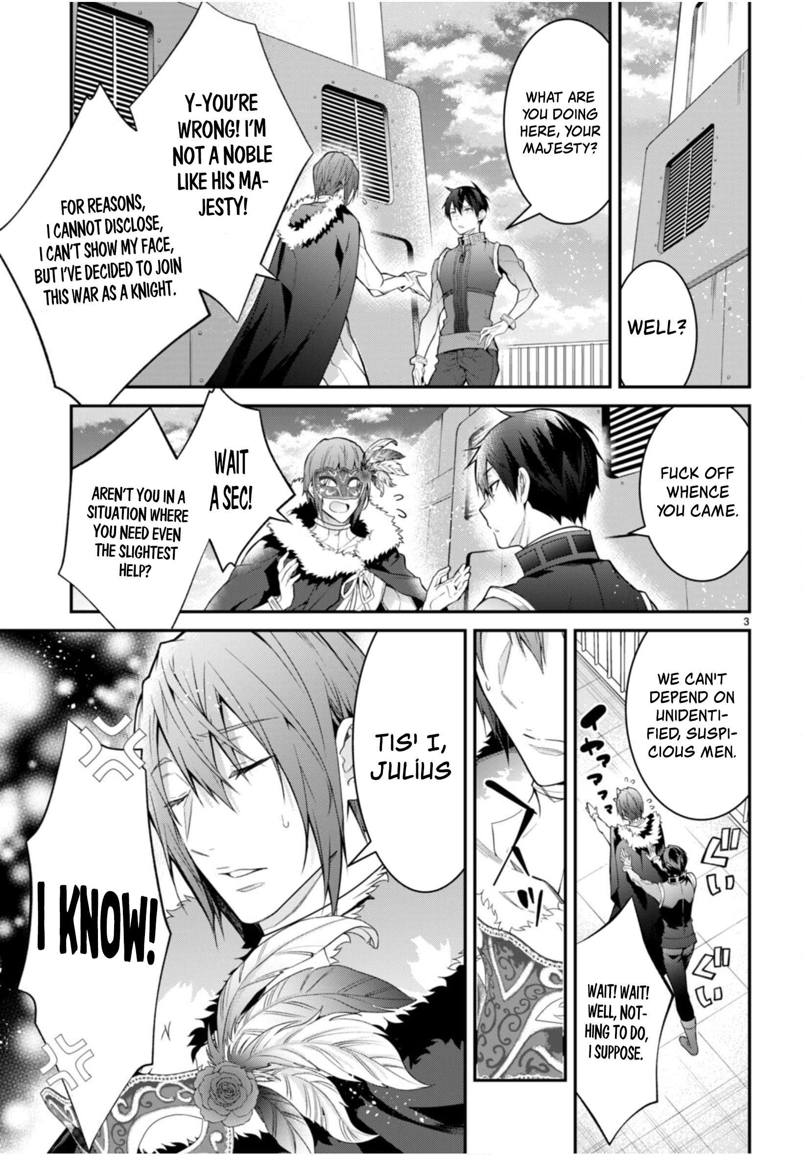 Otomege Sekai wa Mob ni Kibishii Sekai desu chapter 58 page 3