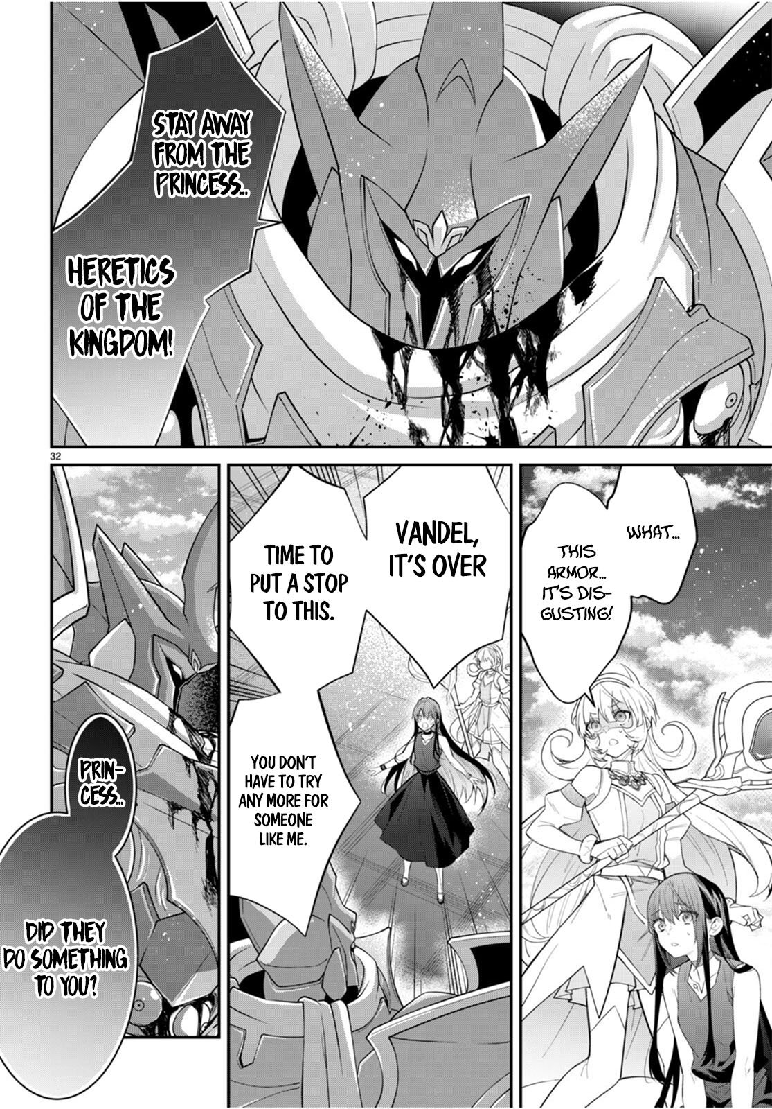 Otomege Sekai wa Mob ni Kibishii Sekai desu chapter 62 page 32