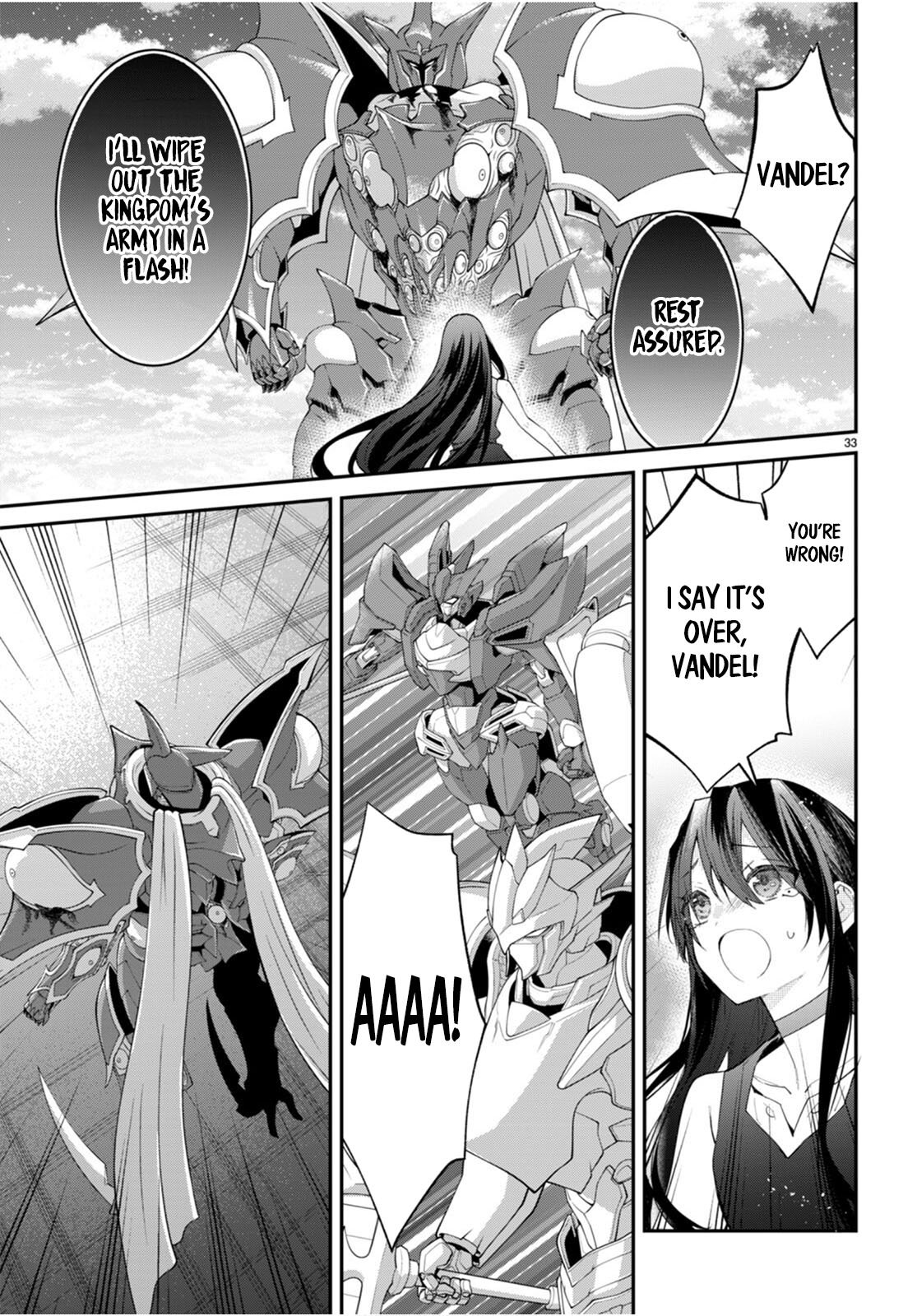 Otomege Sekai wa Mob ni Kibishii Sekai desu chapter 62 page 33