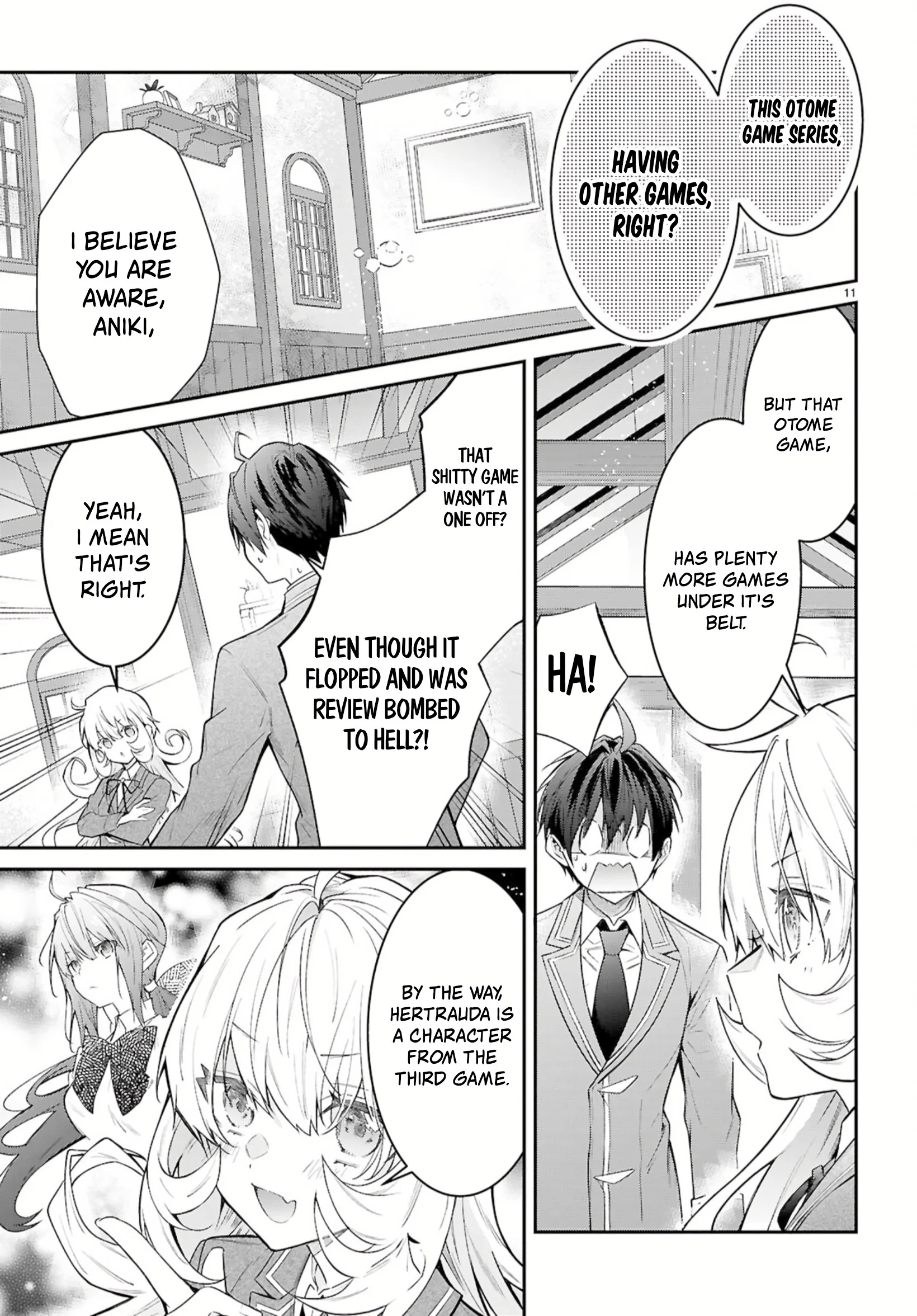 Otomege Sekai wa Mob ni Kibishii Sekai desu chapter 67 page 11