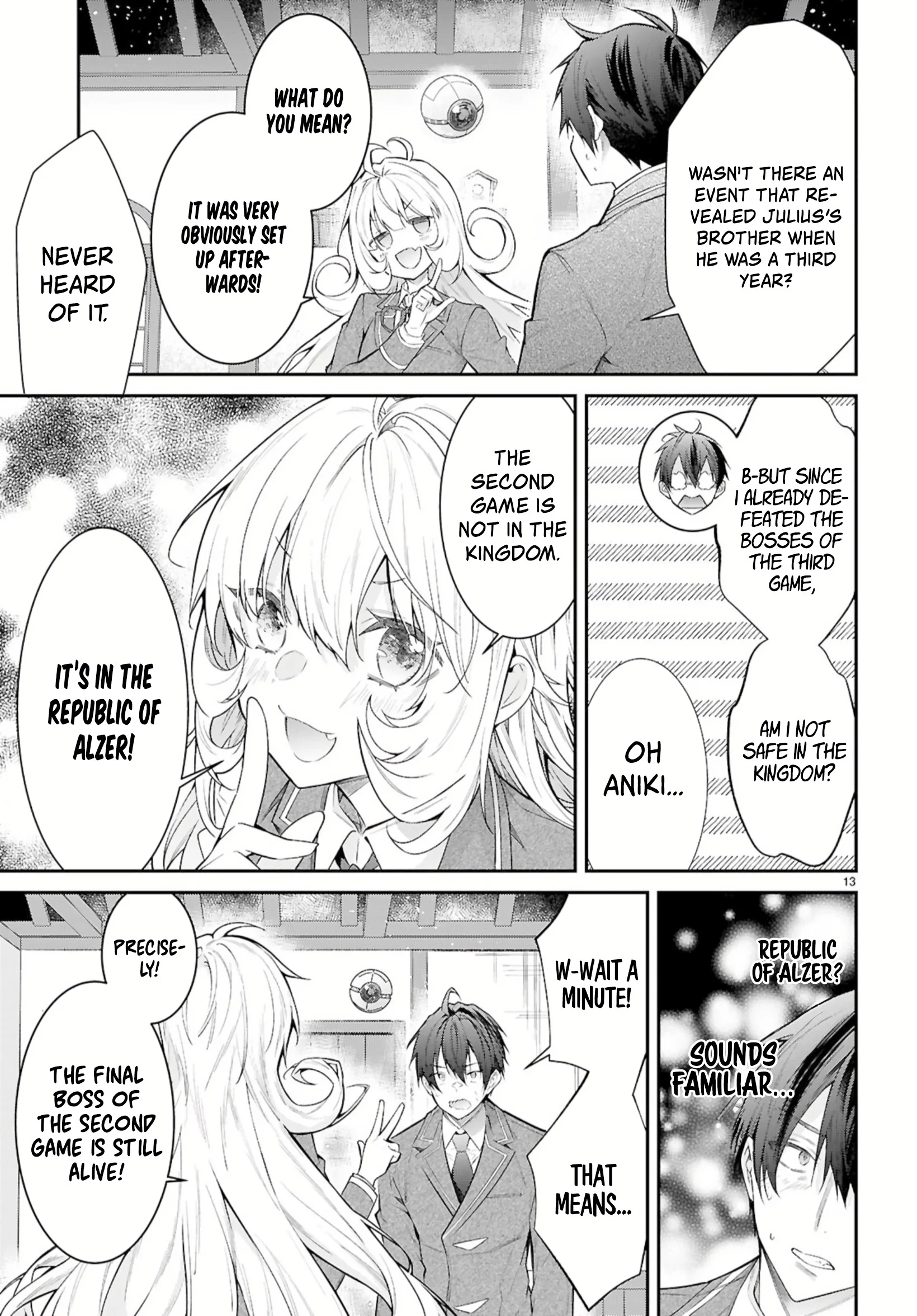 Otomege Sekai wa Mob ni Kibishii Sekai desu chapter 67 page 13