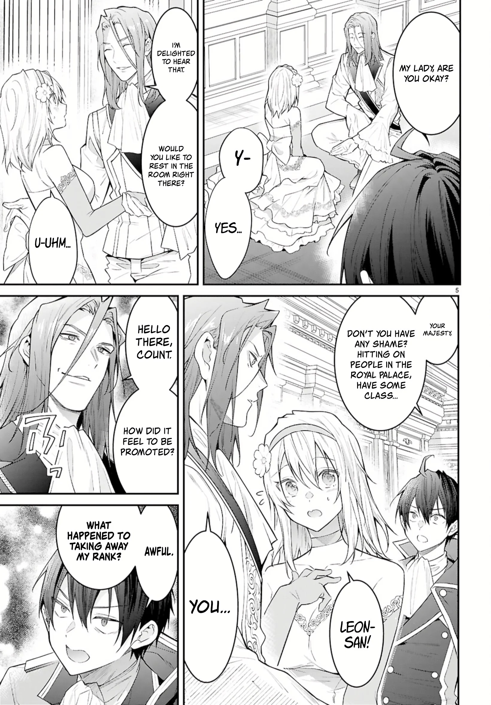 Otomege Sekai wa Mob ni Kibishii Sekai desu chapter 67 page 5