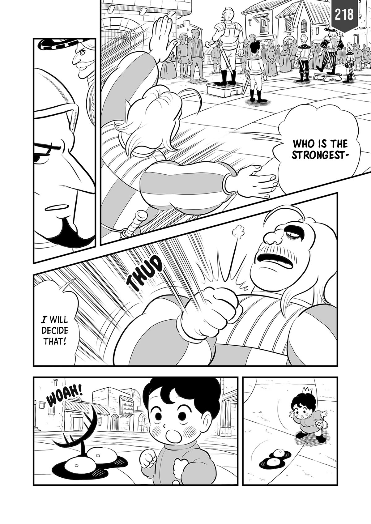 Ousama Ranking chapter 218 page 1