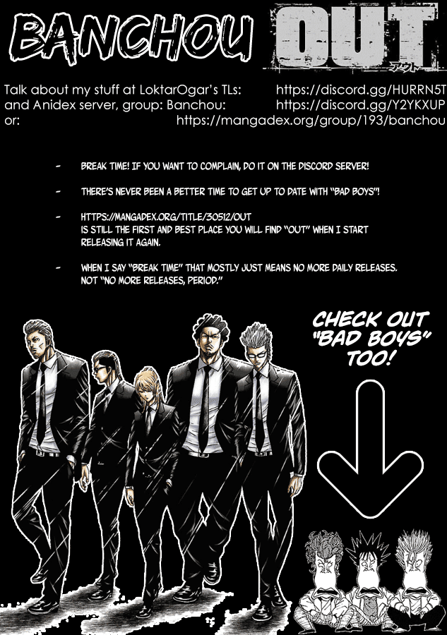 Out (Makoto Mizuta) chapter 110 page 1