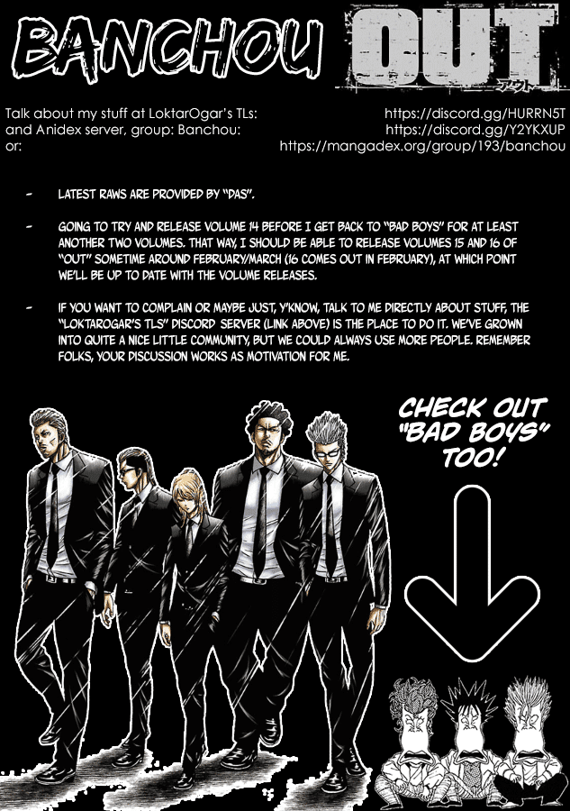 Out (Makoto Mizuta) chapter 128 page 1