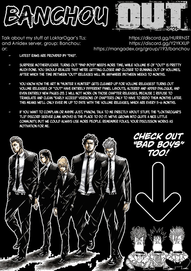 Out (Makoto Mizuta) chapter 132 page 1