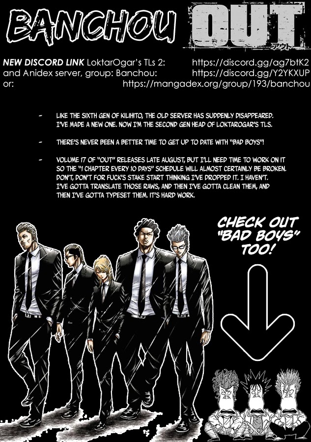 Out (Makoto Mizuta) chapter 148 page 1