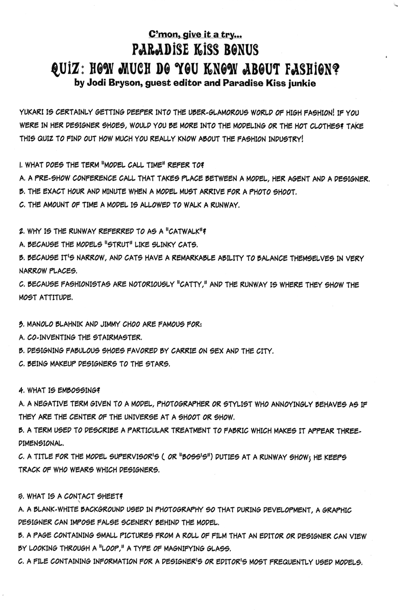 Paradise Kiss chapter 30 page 18