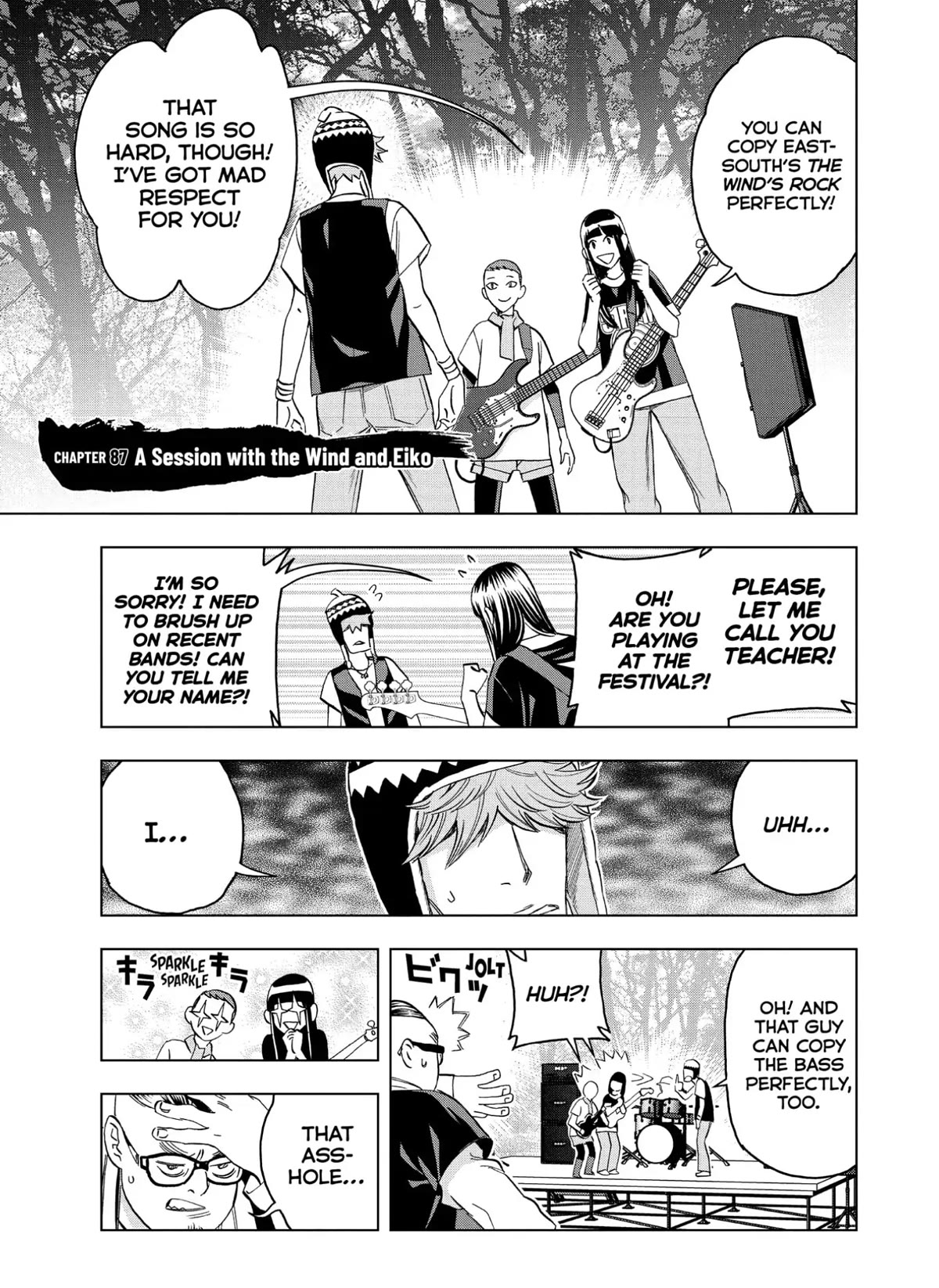 Paripi Koumei chapter 87 page 1