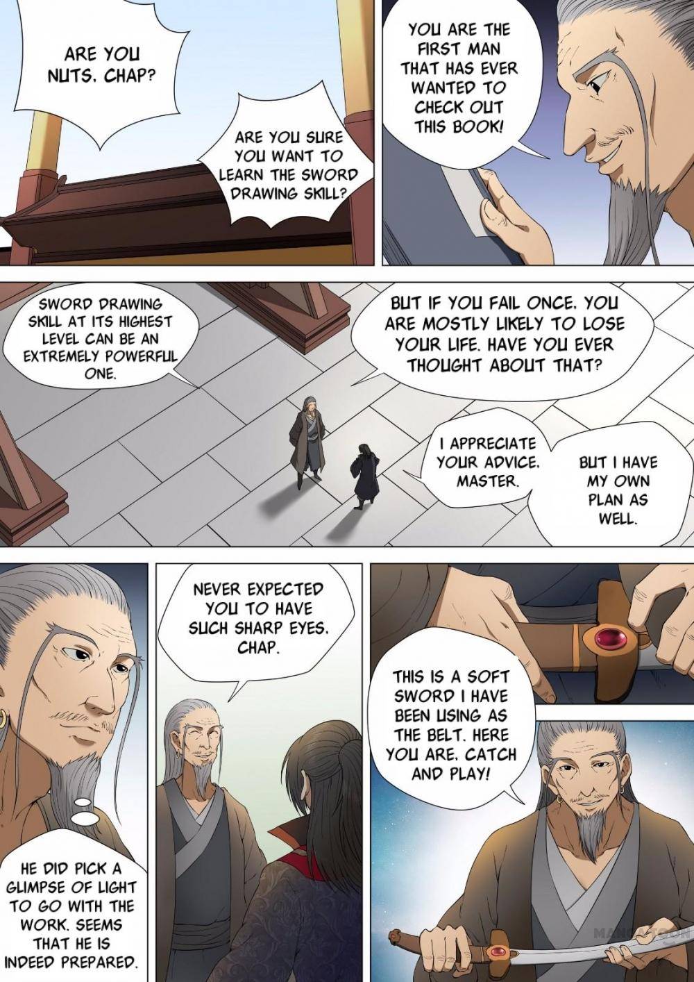Peerless Martial God chapter 8 page 1