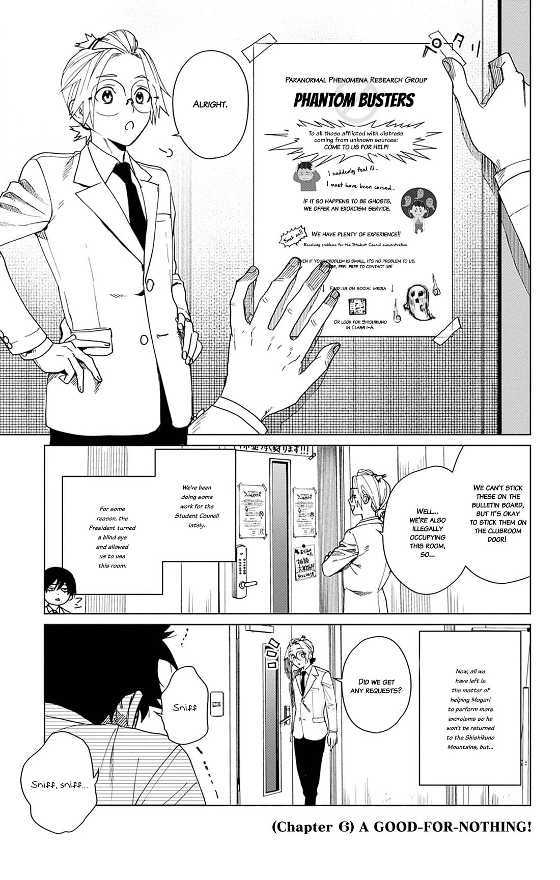 Phantom Busters chapter 6 page 1