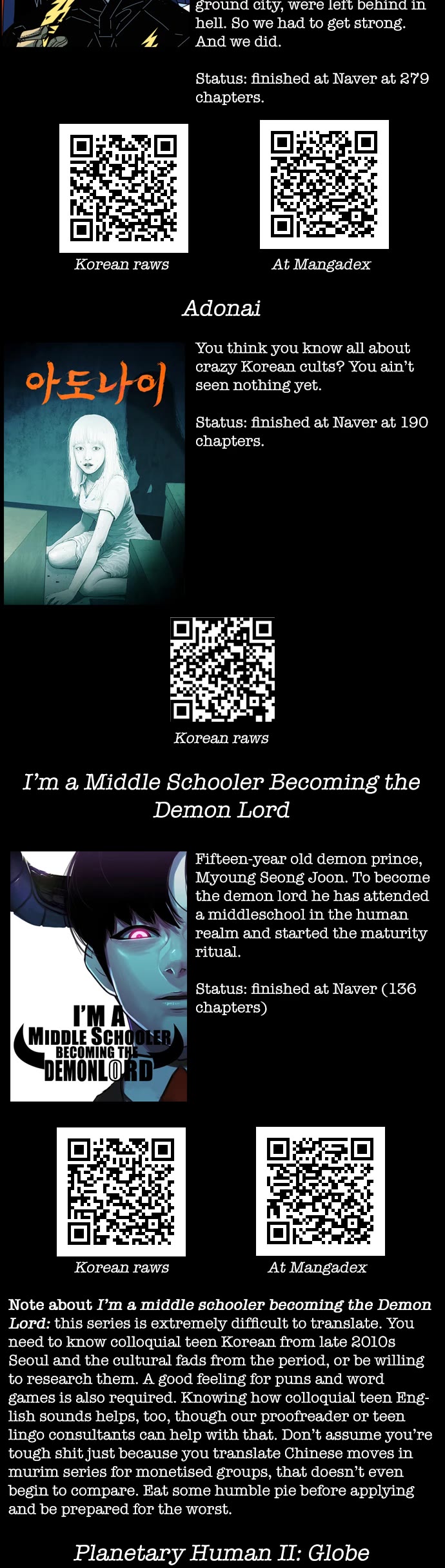 Planetary Human II: Globe chapter 19 page 44