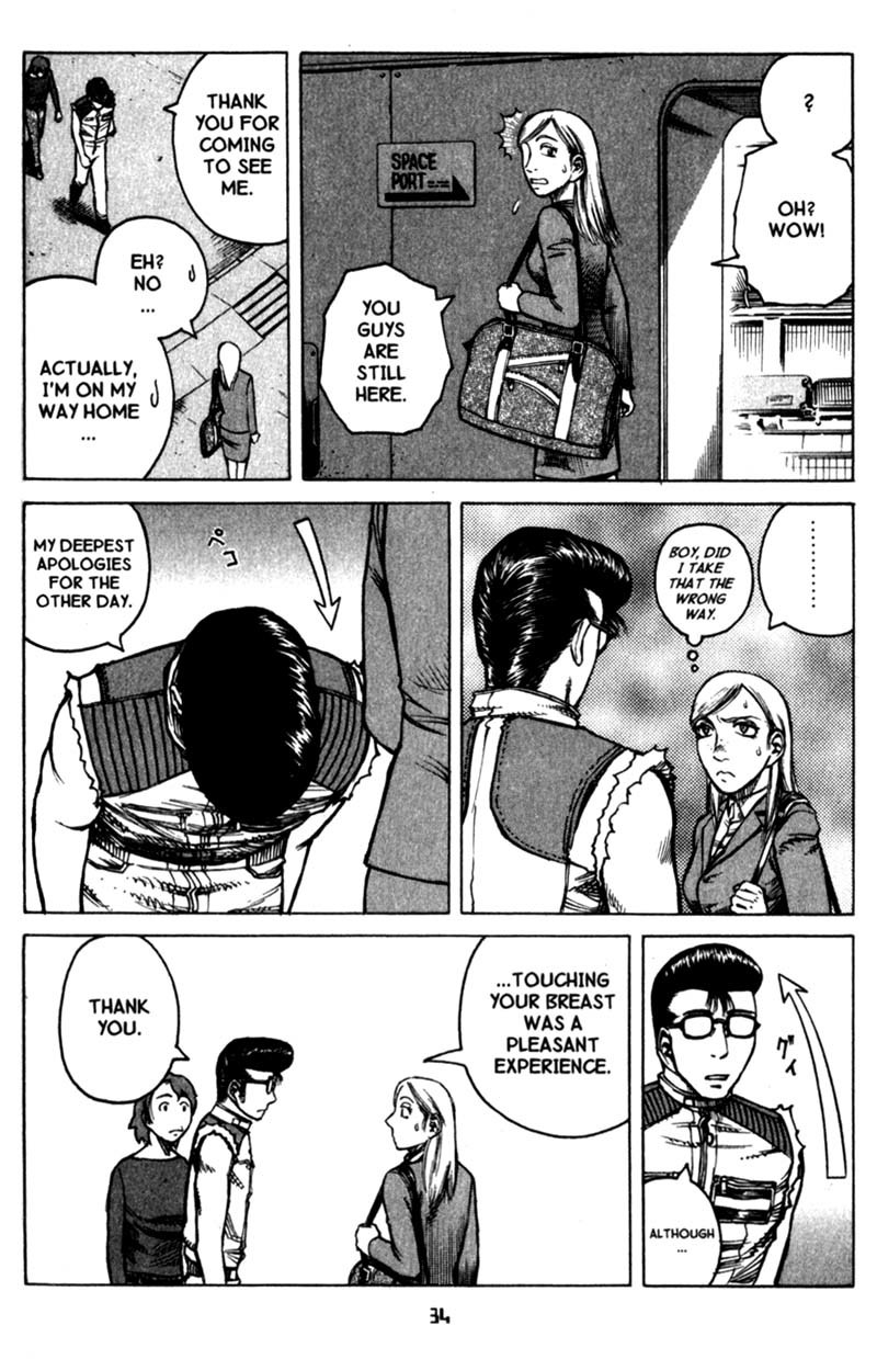 Planetes chapter 17 page 34
