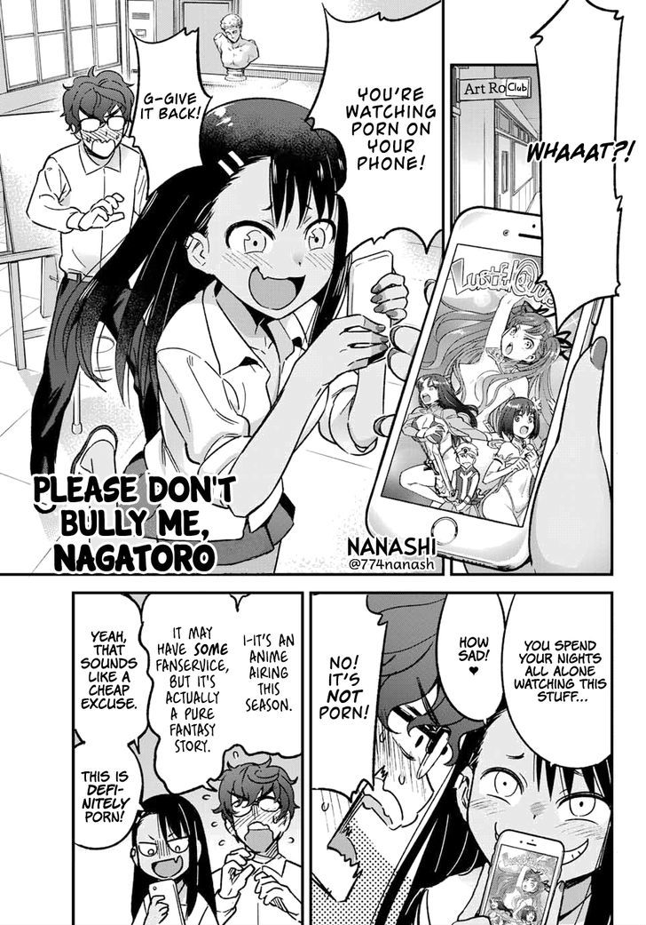 Please don't bully me, Nagatoro chapter 1.1 page 1