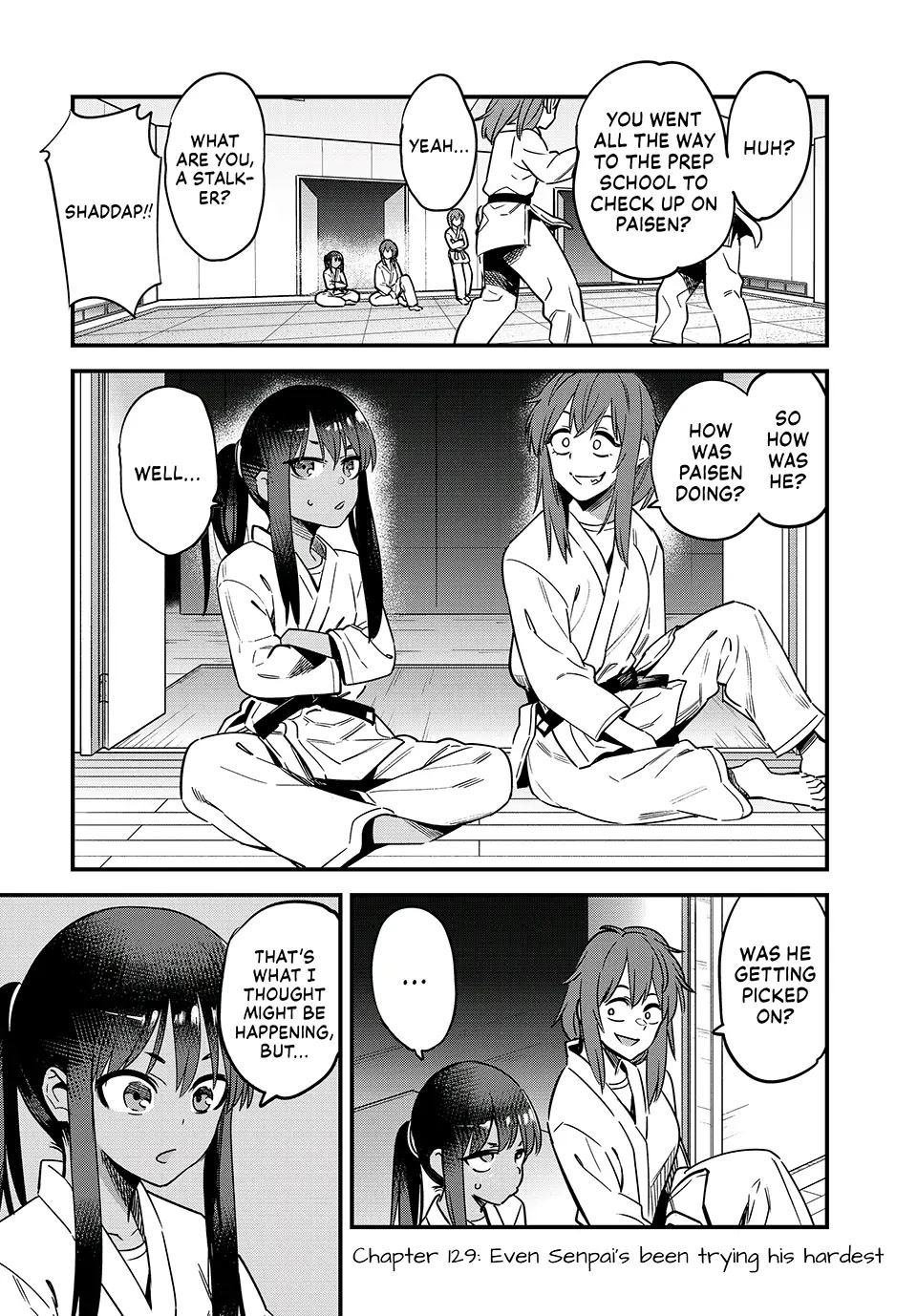 Please don't bully me, Nagatoro chapter 129 page 1