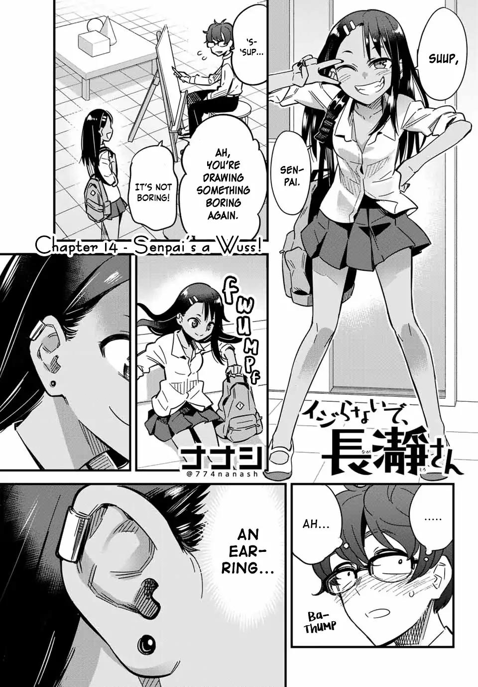 Please don't bully me, Nagatoro chapter 14 page 1