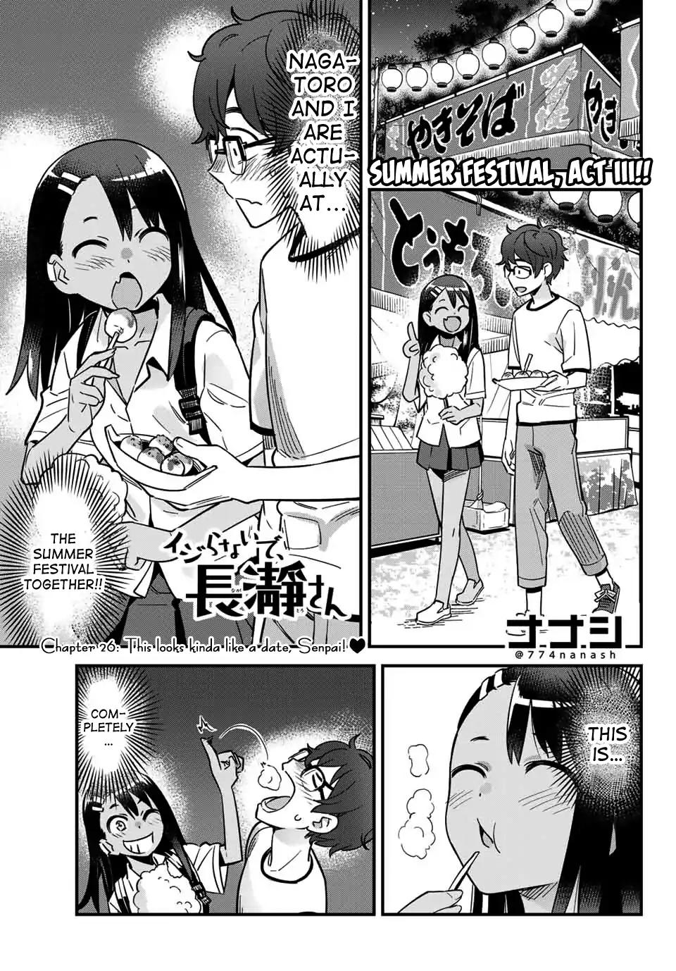 Please don't bully me, Nagatoro chapter 26 page 1