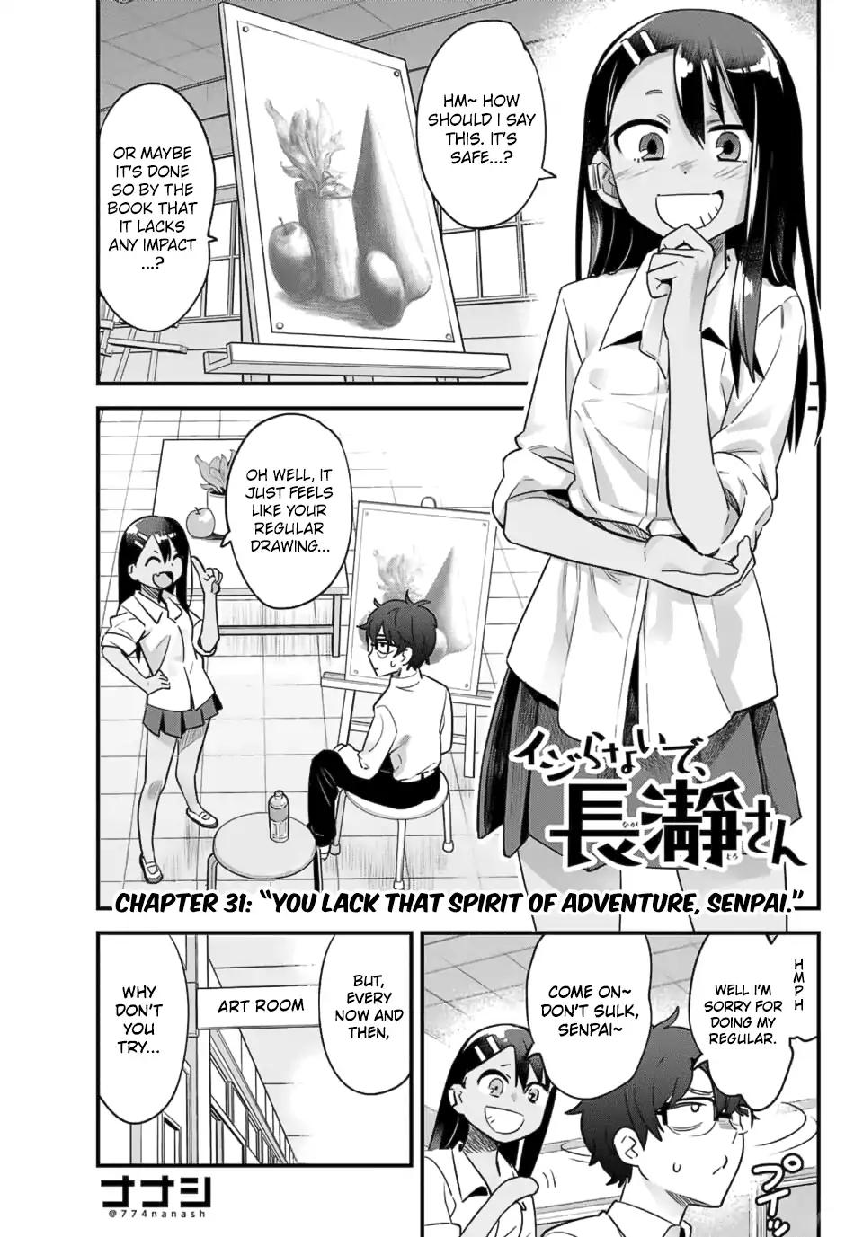Please don't bully me, Nagatoro chapter 31 page 1