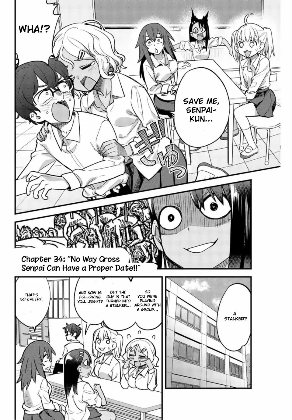 Please don't bully me, Nagatoro chapter 34 page 2