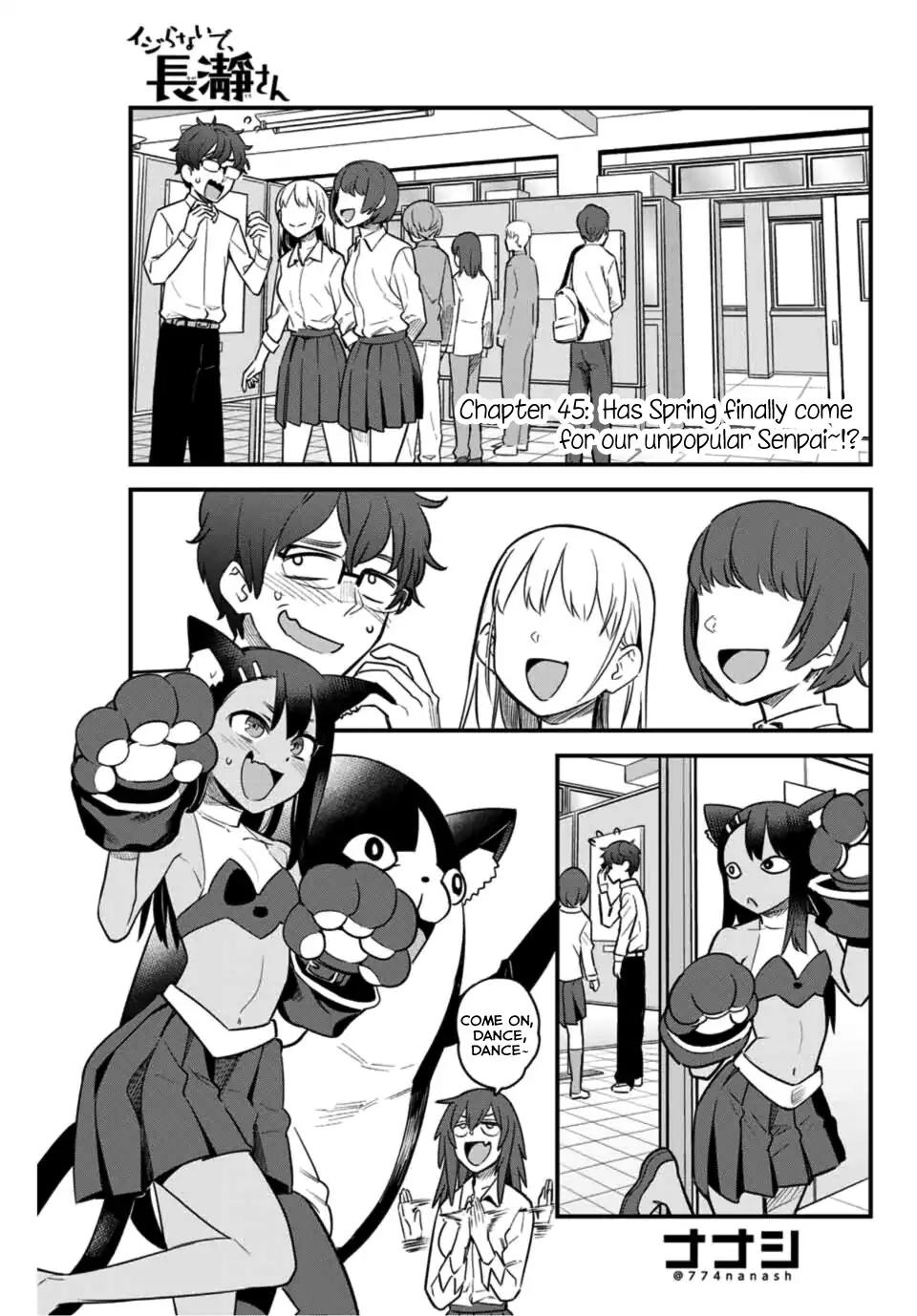 Please don't bully me, Nagatoro chapter 45 page 1