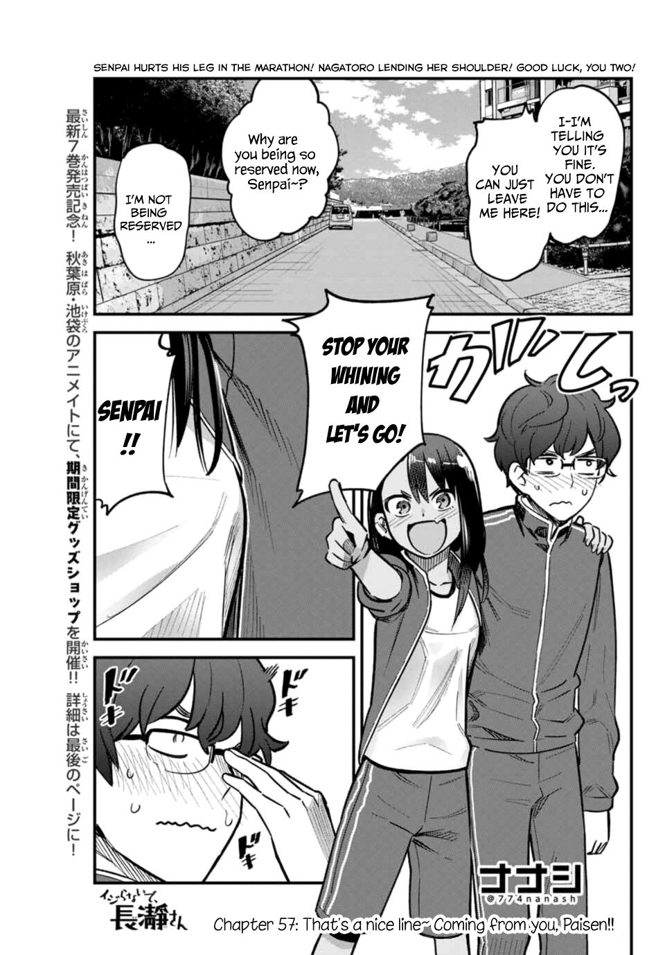 Please don't bully me, Nagatoro chapter 57 page 1
