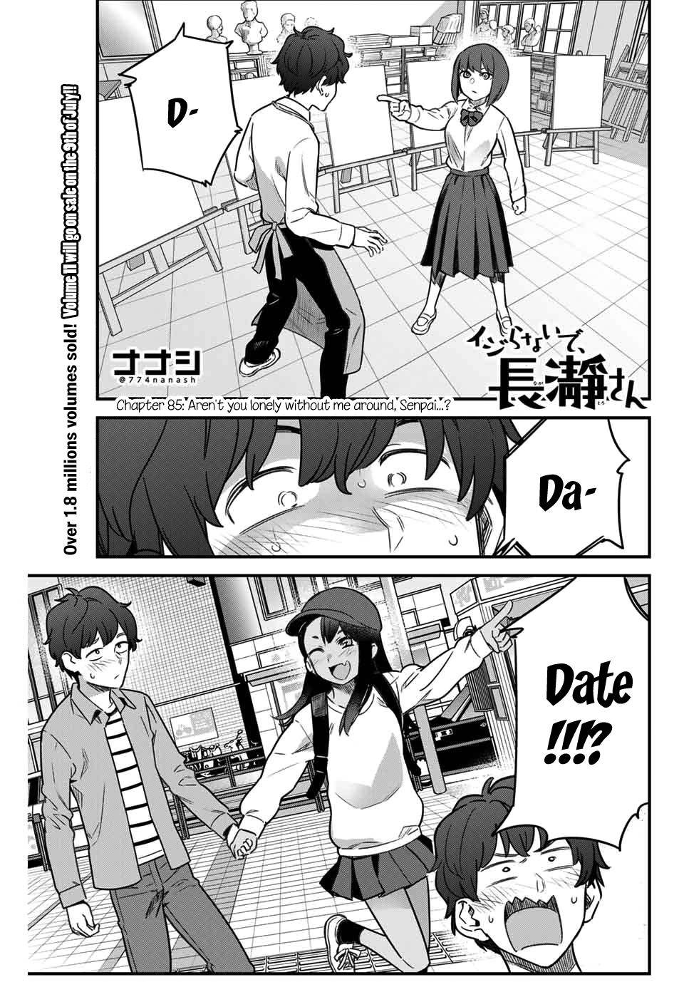 Please don't bully me, Nagatoro chapter 85 page 1