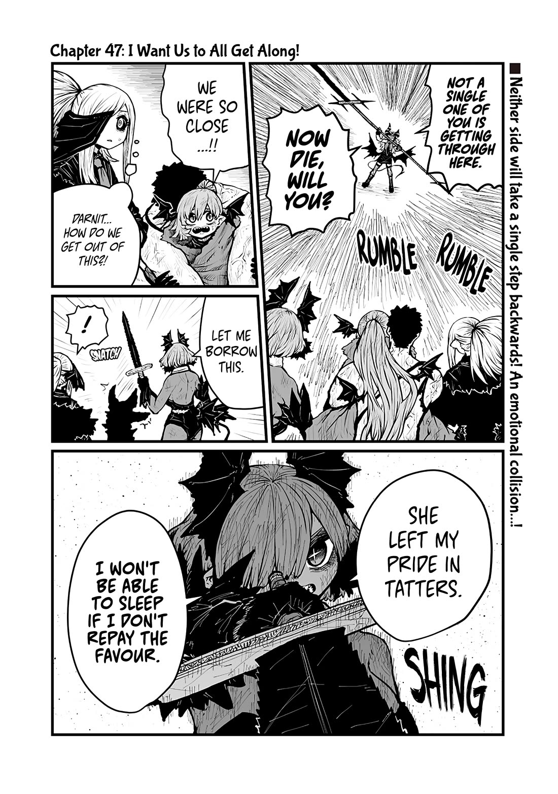 Please Give Me Your Blood, I Will Serve You in Gratitude chapter 47 page 1